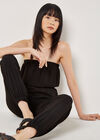 Utility Bandeau Jumpsuit, Black, large