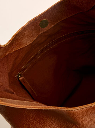 Leather Shopper Bag