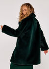 Oversized Supersoft Furcoat, Green, large