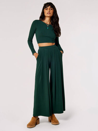 Ribbed Knit Crop Top