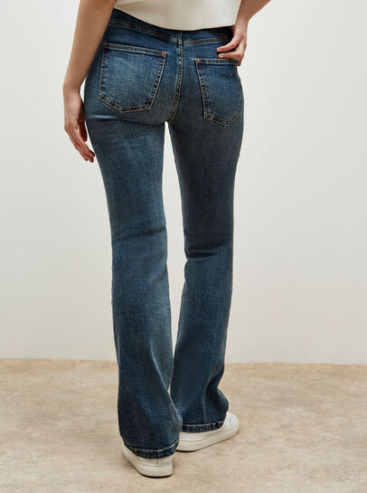 Mid-Rise Bootcut Jeans