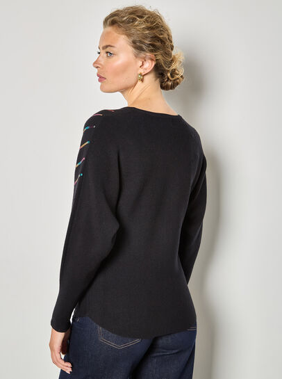 Rainbow Sequin Soft Jumper