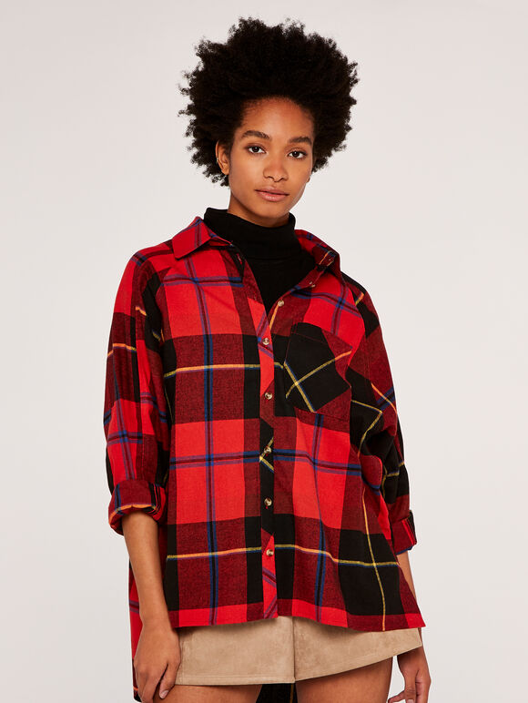 Oversized Plaid Shirt