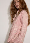 Floral Embroidered Blouse, Pink, large