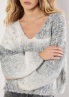 Tinsel Knit Ombre Jumper, Grey, large