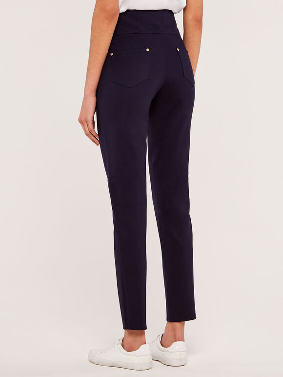 Ponte Button Trousers