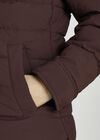 Reversible Puffer Jacket, Burgundy, large