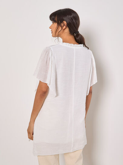 Ruffle Tiered Tunic Top