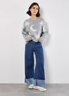 Constellation Soft Knit Jumper, Grey, large