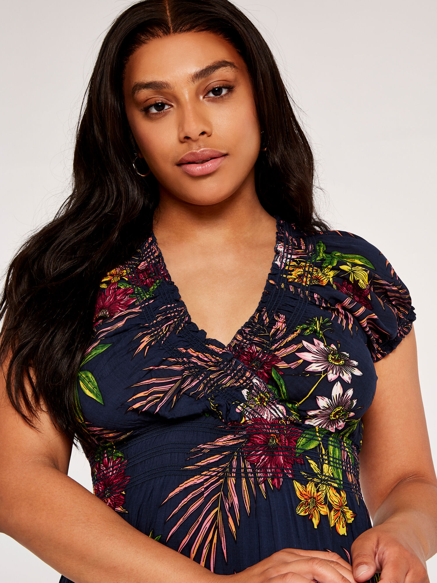 Smock maxi dress deals uk