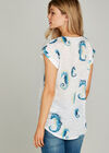 Seahorse Tee, Aqua - Turquoise, large