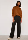 Turtle Neck Jumper, Rust, large