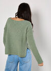 Cable Knit Jumper, Mint, large