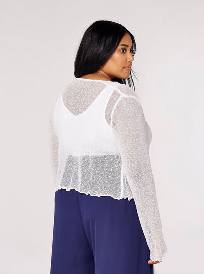 Curve Lightweight Sheer Knitted Shrug