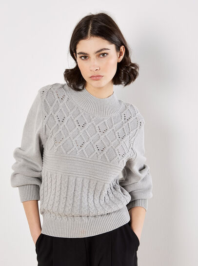 Twist Cable Knit Jumper
