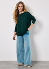 Pure Cotton Oversized Top, Green, large