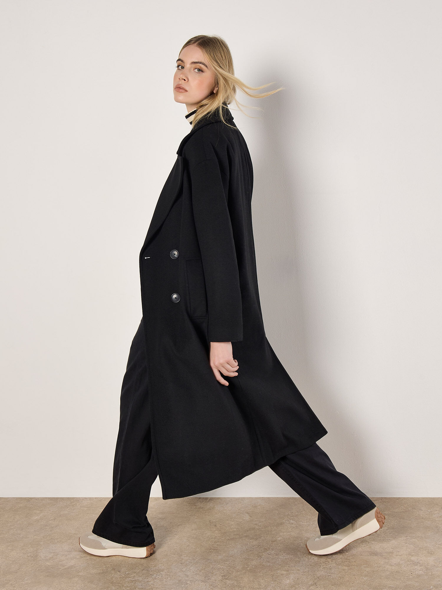 Plus size boyfriend coat discount