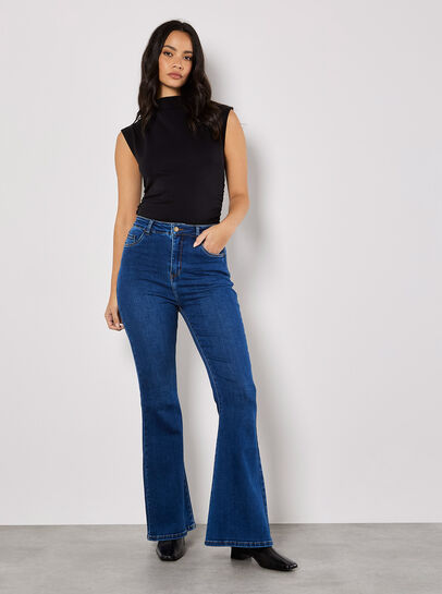 High Neck Side Ruched Top