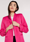 Edge Ruch Sleeve Blazer, Fuchsia, large