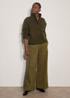 Soft Borg Fleece Jumper, Green, large
