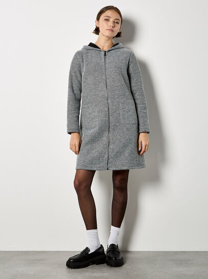 Tweed Fleece Lined Jacket