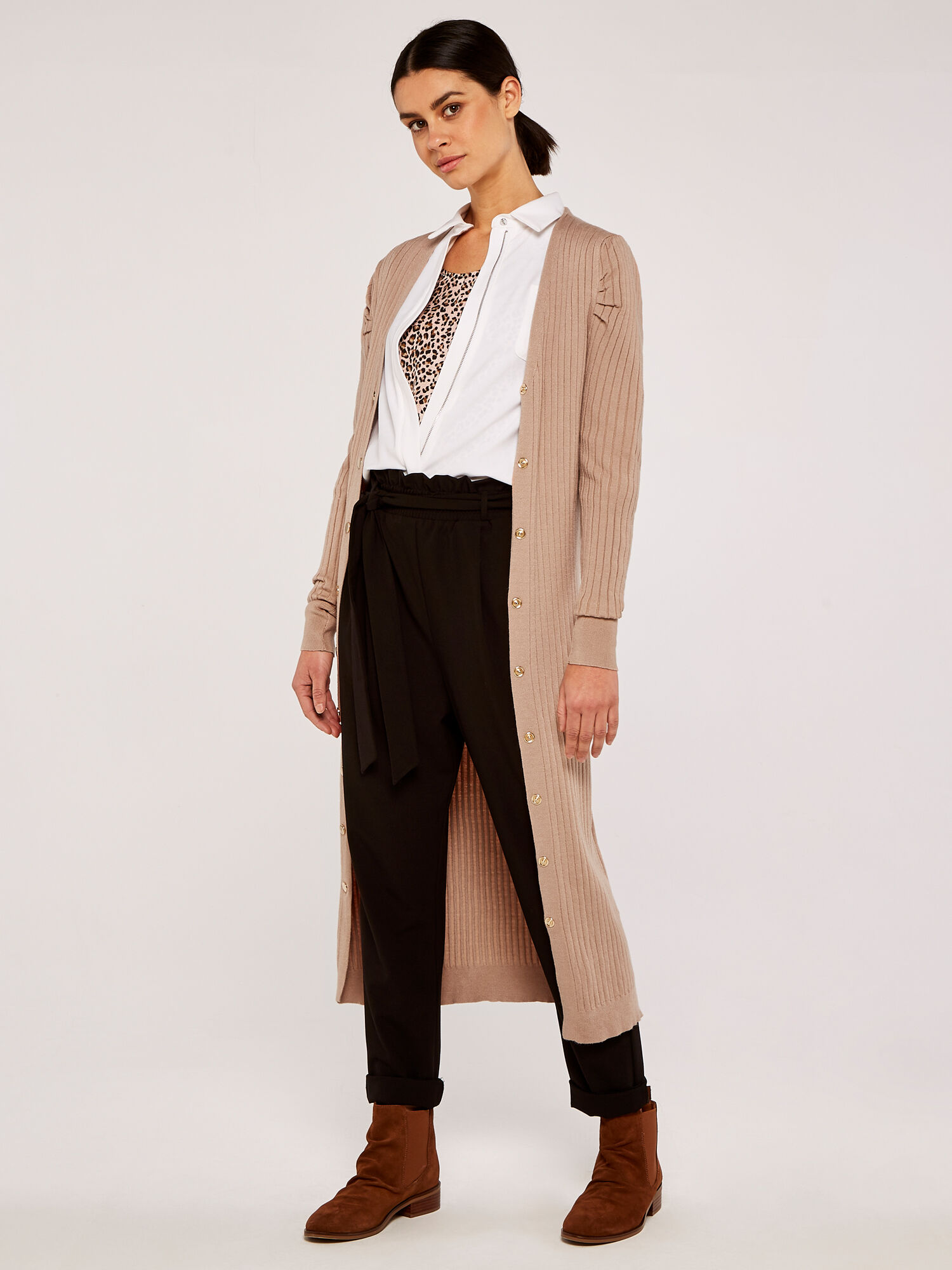 Stone new arrivals longline cardigan