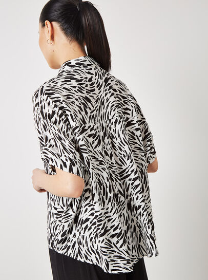 Brushstroke Print Shirt