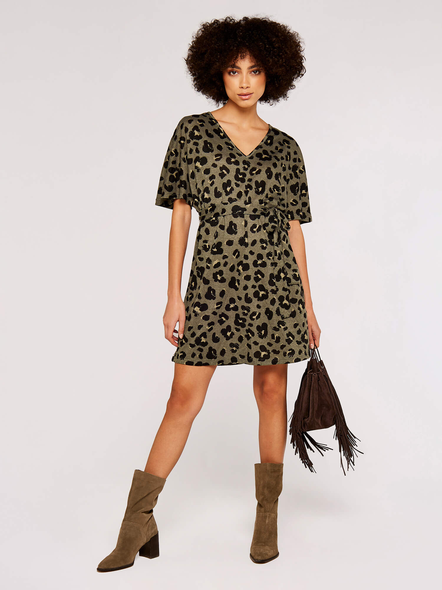 Leopard online dress mini