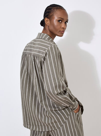 Striped Linen Shirt