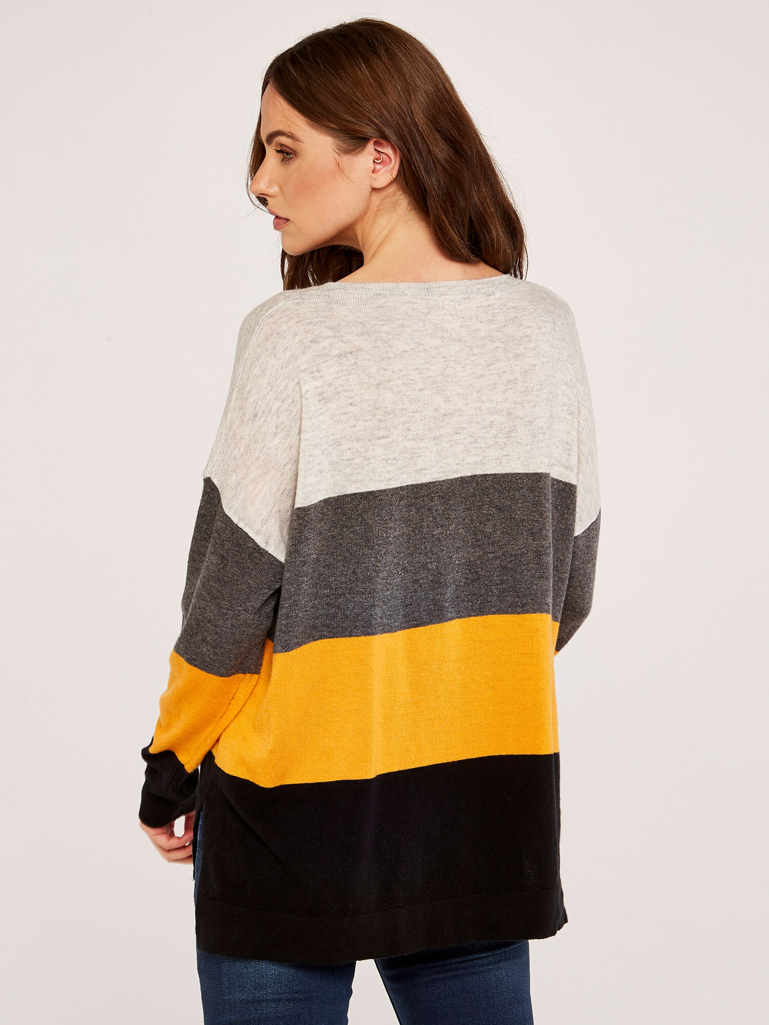 Colour block oversized on sale jumper