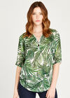 Big Zipper Sub Oversized T-Shirt, Green, large