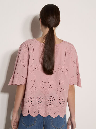 Embroidered Cotton Top