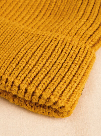 Classic Ribbed Knit Beanie Hat