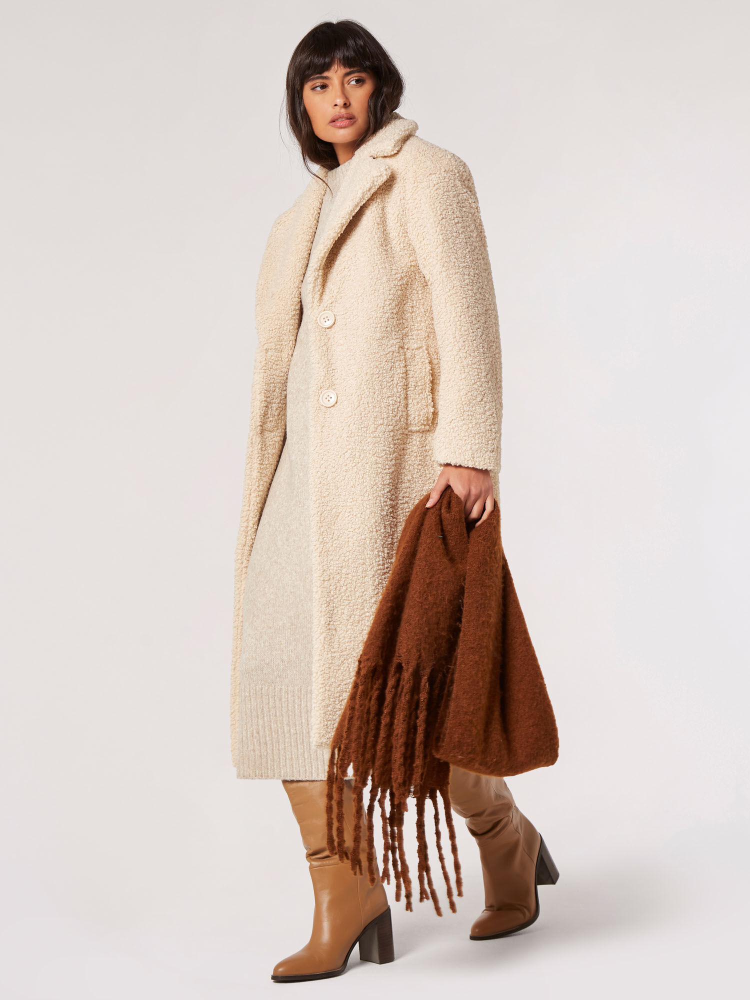 Stone new arrivals teddy coat