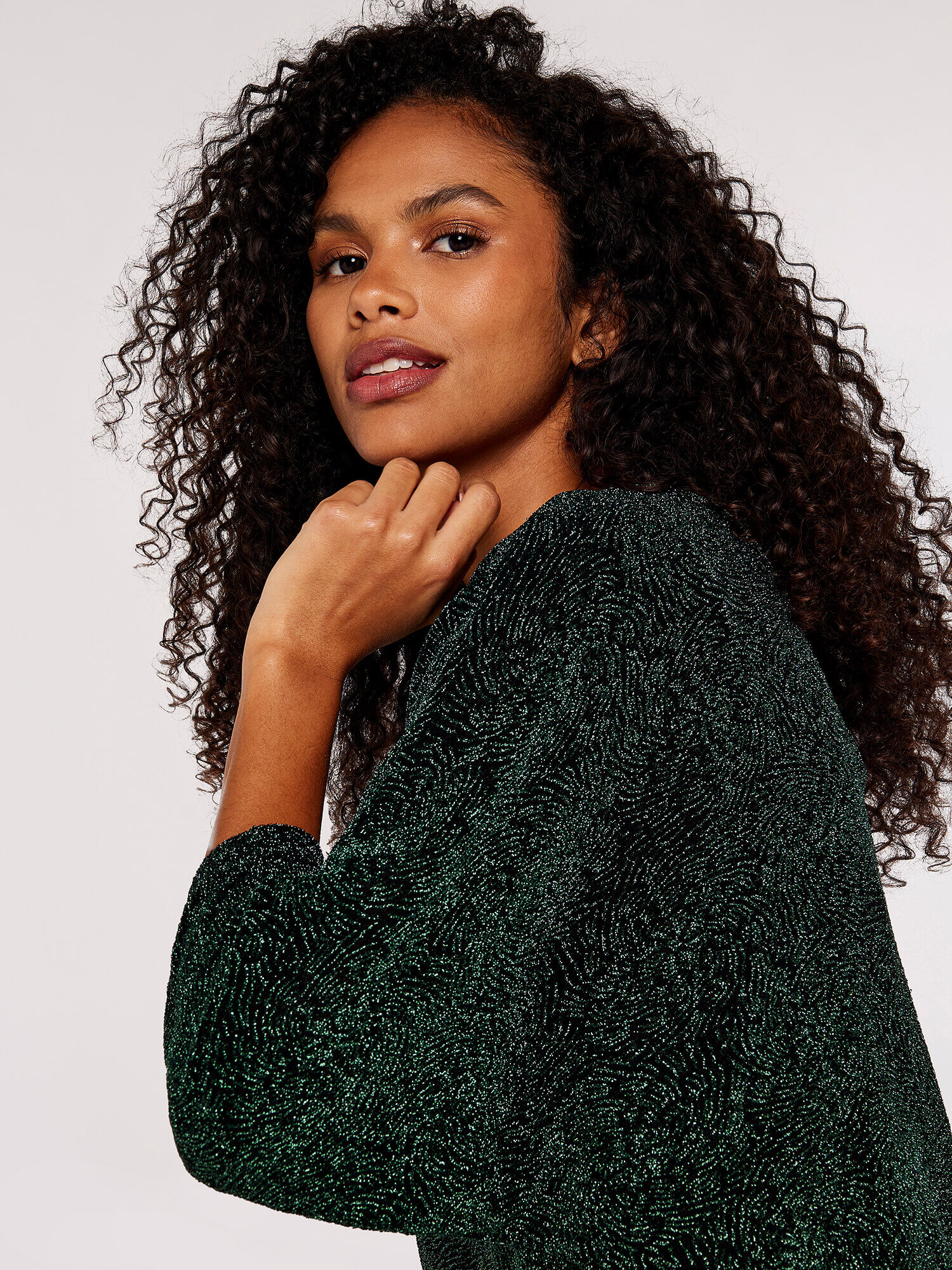 Green batwing top sale