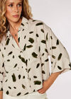 Paint Stroke Boxy Shirt, Stone, large