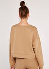 Cropped Sweatshirt, Stone, large