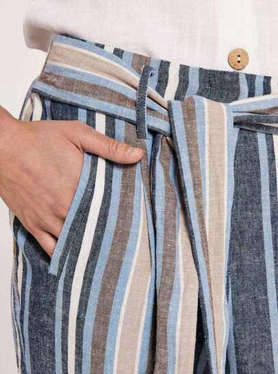 Chambray Stripe Trousers