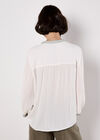 Embroidered Tassel Top, Green, large