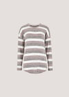 Soft Touch Stripe Top, Pink, large