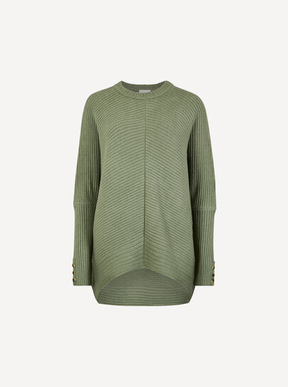 Chevron Knit Batwing Jumper