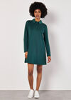 Polo A-Line Mini Dress, Green, large