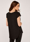 Studded Top, Black, large