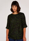 Zebra Top, Khaki, large