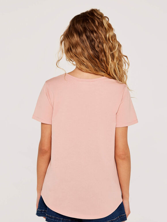 Always Sunny T-shirt, Pink, large