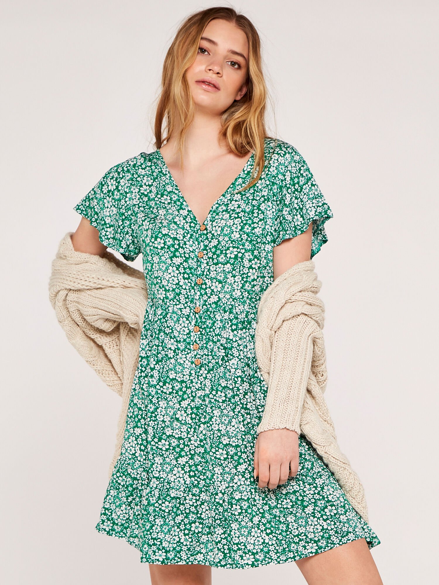 Apricot tea dress store