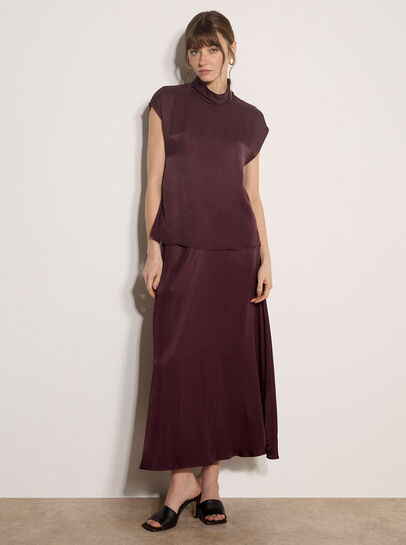 Soft Mock Neck Tank Top