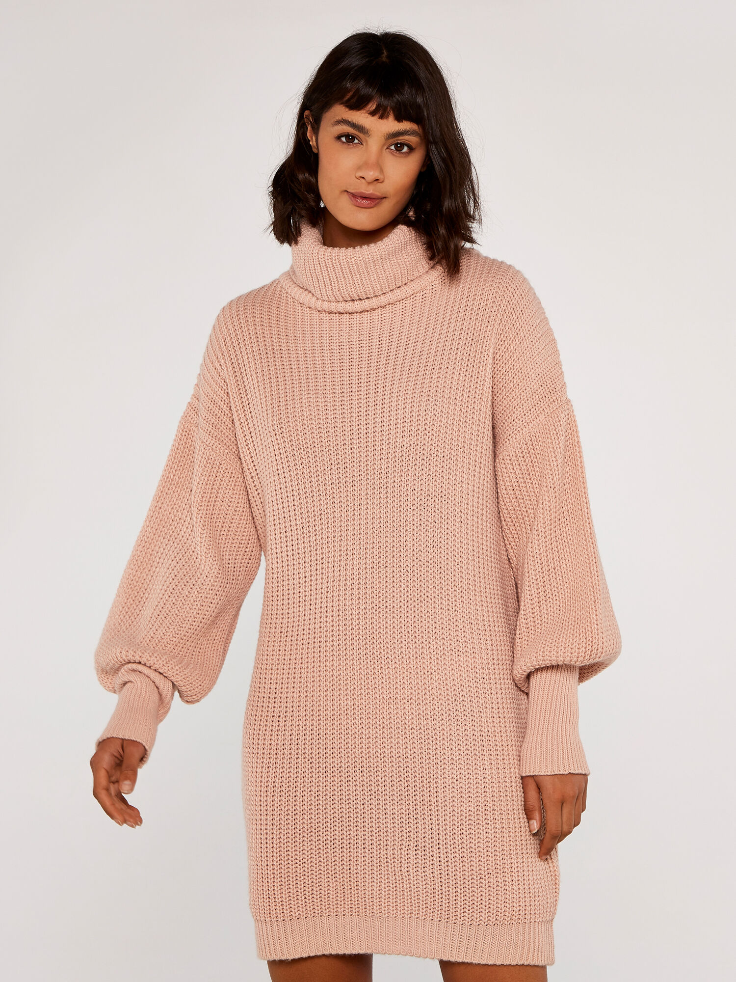 Cowl neck jumper dress sale uk