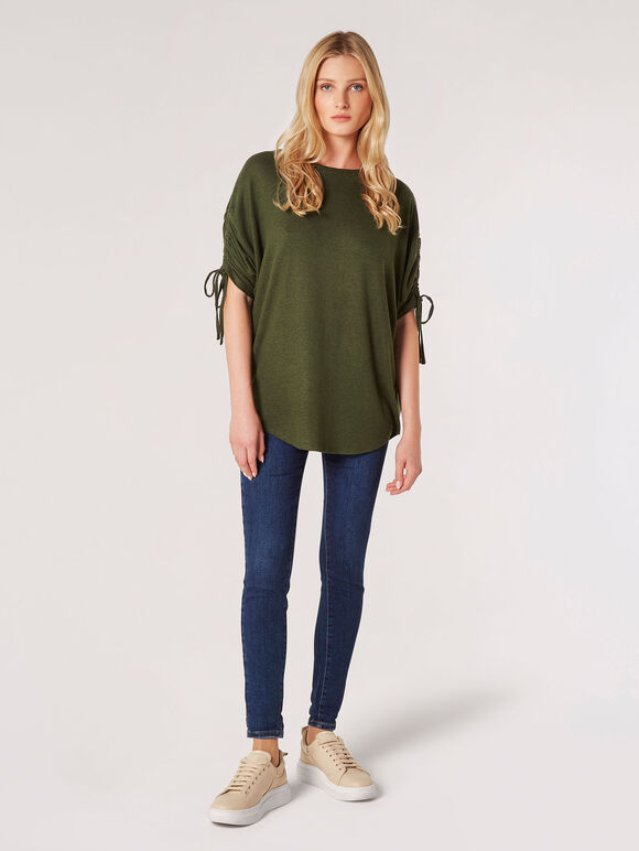 Soft Touch Knitted Top, Green, large