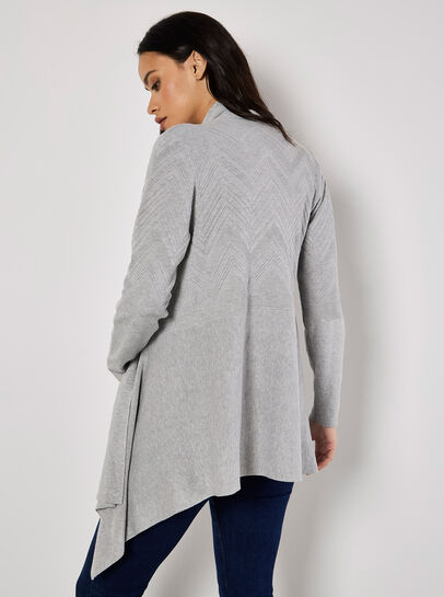 Chevron Waterfall Cardigan